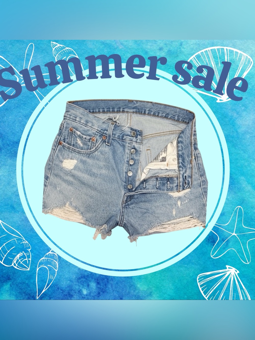 LEVI Original Fit 501 Short~ Color Quiet Riot.